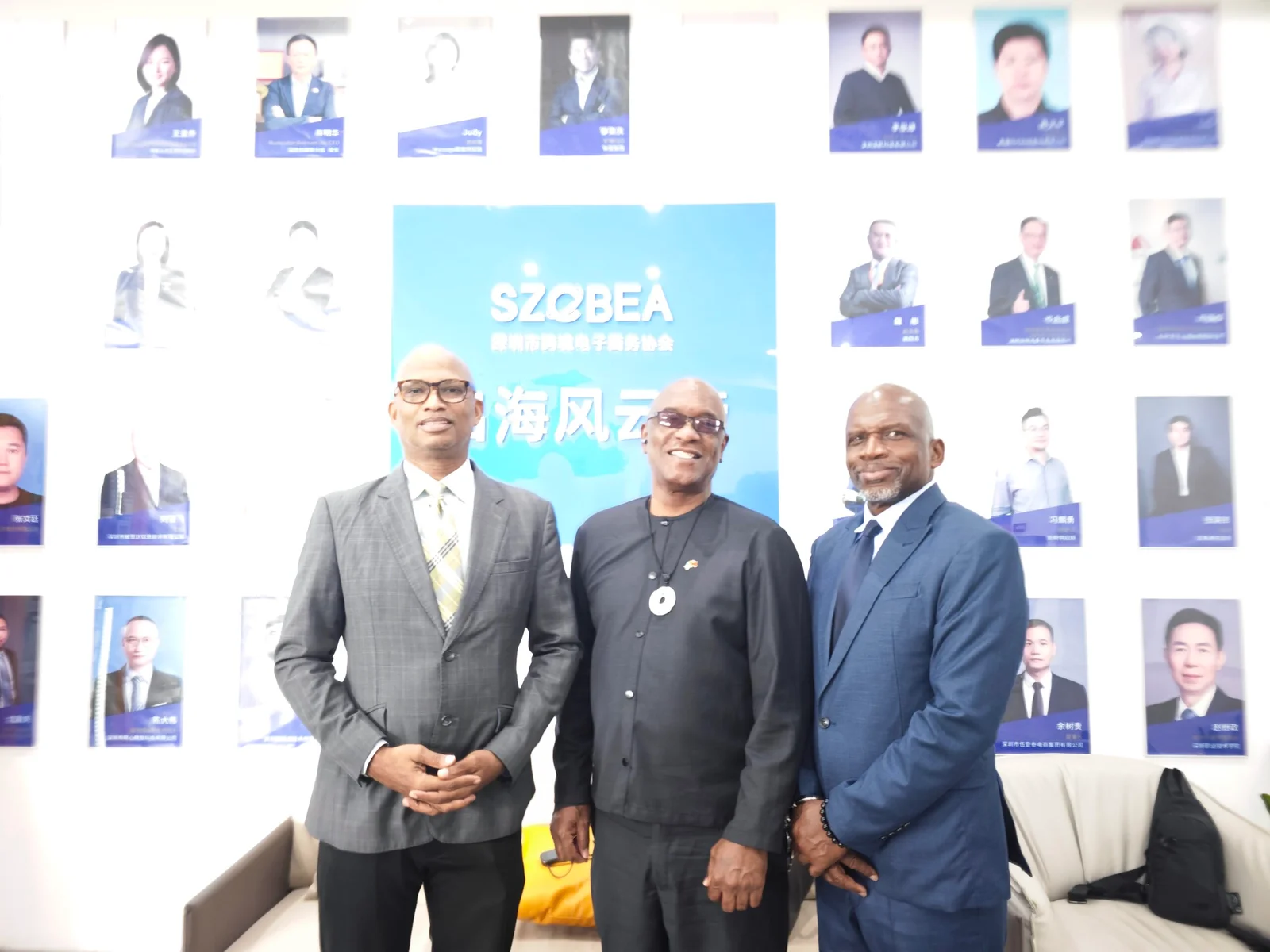 Bahamian representatives at a trade event